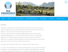 Tablet Screenshot of haphororoyouthretreat.co.za